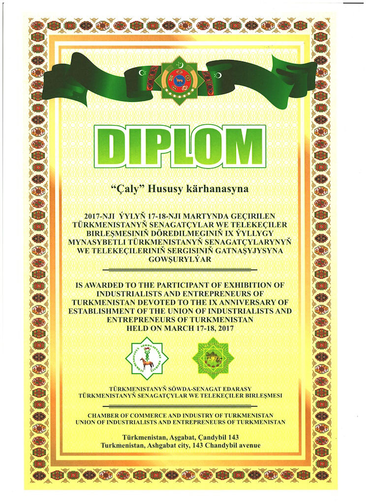 Environmental Compliance Certificate - Chaly Construction